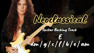 Neoclassical Metal Guitar Backing Track [upl. by Jamnis890]