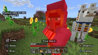 First time playing Minecraft Hard [upl. by Llennaj]