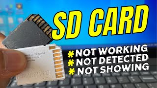 How to Fix SD Card Not Showing Up or Working in Windows 1011 [upl. by Dulce]