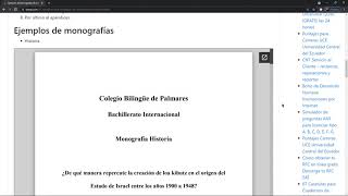 Ejemplos de Monografías IB cortas hechas en Word y PDF httpsaelyexcomf54 [upl. by Webster]