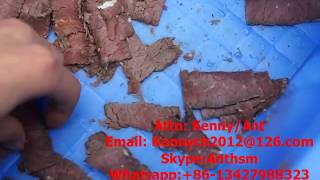 SH125S beef jerky cutting slicing machine cutter slicer slice machine [upl. by Wilber187]