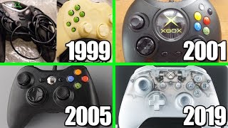 Xbox Controller Evolution  Xbox Xbox 360 Xbox One 19992019 [upl. by Gannes]