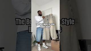 How To Style Baggy Jeans Properly baggyjeans styling styletips streetwear [upl. by Nevak]