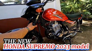 Ep144 THE NEW HONDA SUPREMO 2023 MODEL  ANG ANGAS SA PORMAHAN NITONG MOTOR NA TO [upl. by Auberbach472]