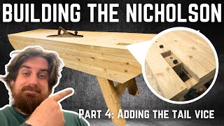 Nicolson Workbench Build Part 4 making a Tail Vice wagon vice [upl. by Stoughton]