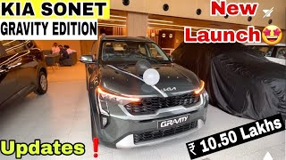 2024 New Kia Sonet Gravity Edition❤️New Updates in Kia SonetPrice1049 Lakh🔥 [upl. by Nylitsirk]