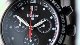 Traser H3 Classic Chrono Big Date Pro Blue Watch [upl. by Newman908]