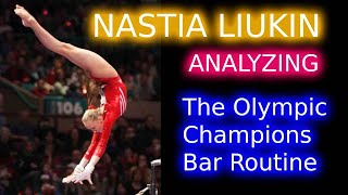 Olympic Champion Nastia Liukin In depth and skill by skill analyses of her incredible Bar routine [upl. by Seldan859]