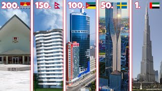 TOP 200 Countries Ranked by their TALLEST BuildingStructure  2023 [upl. by Cilo]