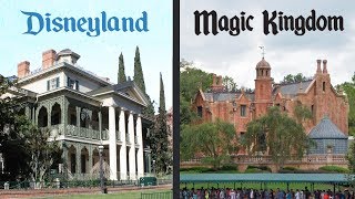 The Differences Between Disneys Haunted Mansion [upl. by Yzeerb]