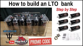 How to build car audio Yinlong LTO lithium battery bank heltec balancer amp LAF audio case [upl. by Andros263]