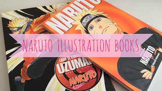 NARUTO ILLUSTRATION BOOKS VIEW  ARTBOOK 1 and 2 [upl. by Suki148]