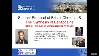 The Synthesis of Benzocaine Part 4 Thin Layer Chromatography TLC [upl. by Ajit]