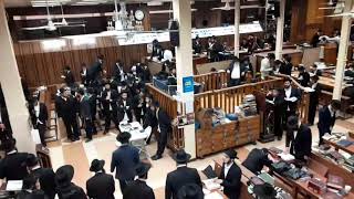 Yechi before davening  770  Rebbe’s minyan [upl. by Nodgnal]