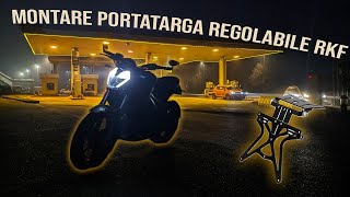 PORTATARGA REGOLABILE KEEWAY RKF 125 [upl. by Osicnarf]