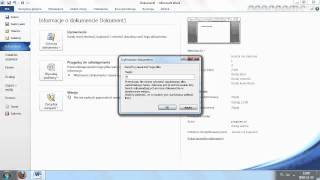 Jak zabezpieczyć dokument hasłem w programie Microsoft Word 2010 [upl. by Assirac210]