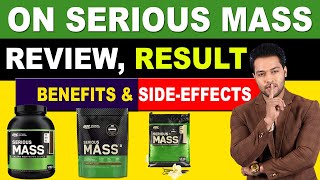 ON Serious Mass Gainer Review  ON Serious Mass Gainer Result  on serious mass gainer how to use [upl. by Einej]