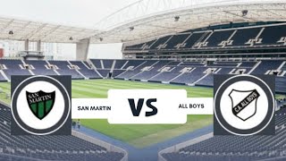 SAN MARTIN SAN JUAN VS ALL BOYS [upl. by Liu]