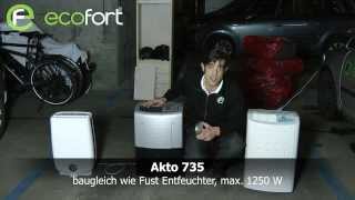 Luftentfeuchter Test Fust Primotecq E 730 H Akto 735 Meaco DD8L [upl. by Llerrac]