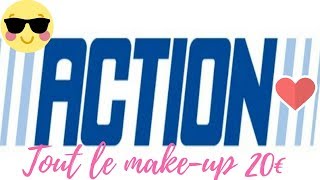 SHOPPING ACTION TOUT LE MAKE UP MAQUILLAGE POUR 20 EUROS [upl. by Prima]