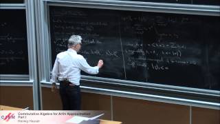 Herwig Hauser  Commutative algebra for Artin approximation  Part 1 [upl. by Eisdnil841]