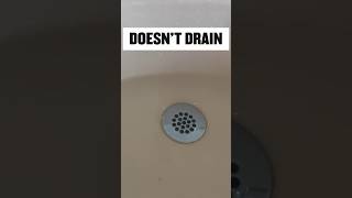 Bathroom sink doesn’t drain the water [upl. by Lamont]