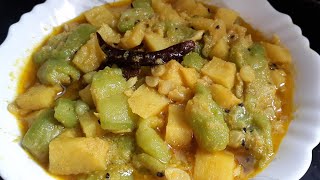 দরুন স্বাদের জিঙে আলু পোস্ত  Jhinge Aloo Posto Recipe  Posto Recipe In Bengali [upl. by Hanauq432]