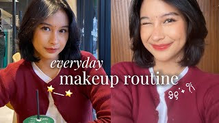 my everyday makeup routine💌 updated indonesia [upl. by Rehptsirhc]