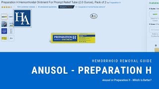 Anusol or Preparation H  Which Is Better Discover the Truth [upl. by Luoar766]