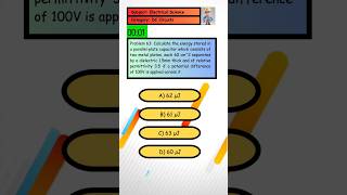 Problem 63 Calculate the energy stored in the parallelplate capacitor described [upl. by Arraeit]