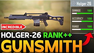 HOLGER26 BEST RANK FAST ADS GUNSMITH IN CALL OF DUTY MOBILE [upl. by Nawat]