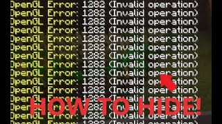 How To Fix OpenGL Error In Minecraft Super easy [upl. by Leamiba]