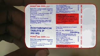 roxid 300 mg tablet uses  price  composition  dose  side effects  precautions  in hindi [upl. by Yenterb172]