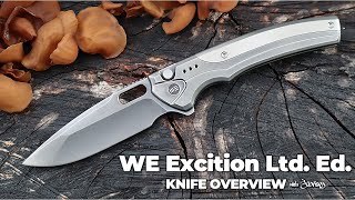 WE Exciton Ltd Ed Folding Knife 5Minute Review  Jimping with Jacrispy [upl. by Xenia]