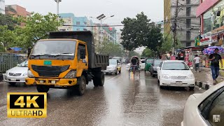 Sudden Rain in Dhaka Bangladesh 4K 2024  Rainy day in Dhaka  Dhaka city 4K walking tour  BD 4K [upl. by Nissa]