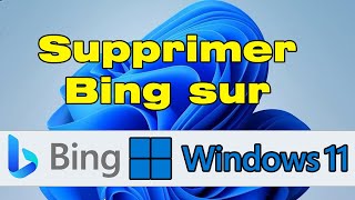 Comment supprimer Bing sur Windows 11 [upl. by Esetal77]