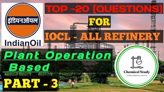 TOP20 QUESTION Plant Based For IOCL All Refinery QUESTION PAPER 2024  PART3 [upl. by Anayia]