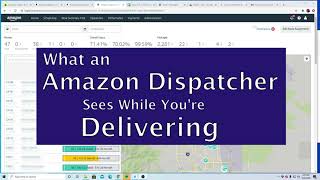 What an Amazon Dispatcher Sees While Youre Delivering [upl. by Ojeillib436]