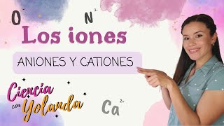 LOS IONES Aniones y cationes¡Explicación rápida [upl. by Namzaj]