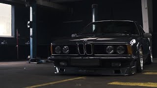 BMW E24 635 CSI on BBS RS  Bagged 4K [upl. by Lesser]