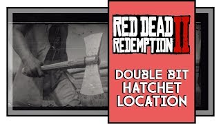 Red Dead Redemption 2 Double Bit Hatchet Location Unique Hatchet [upl. by Nobell28]