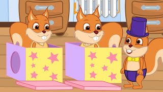 Bridie Squirrel in English  Abracadabra  Cartoon for Kids [upl. by Jarl]