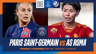 Paris SaintGermain vs Roma  UEFA Womens Champions League 202324 Matchday 3 Full Match [upl. by Metabel633]