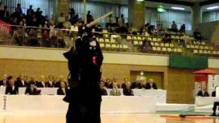 SlowMotion  MIYAZAKIs M vs ISHIZUKA  14th Japan 8dan KENDO Championship  First round 10 [upl. by Hayalat959]