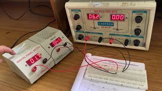 Zener diode lab experiment [upl. by Nilauqcaj]