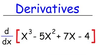 Derivatives of Polynomial Functions  Calculus [upl. by Veronique]