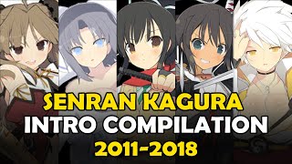 【閃乱カグラ】 Senran Kagura Opening Song  Intro Compilation 20112018 [upl. by Lally]