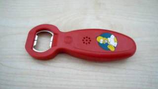 Homer simpson talking beer bottle opener [upl. by Carboni547]