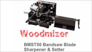 BMST50 Bandsaw Blade Sharpener amp Setter Woodmizer [upl. by Brandice]