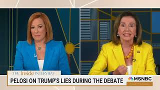 Speaker Emerita Pelosi on MSNBCs Inside with Jen Psaki [upl. by Airtemad417]